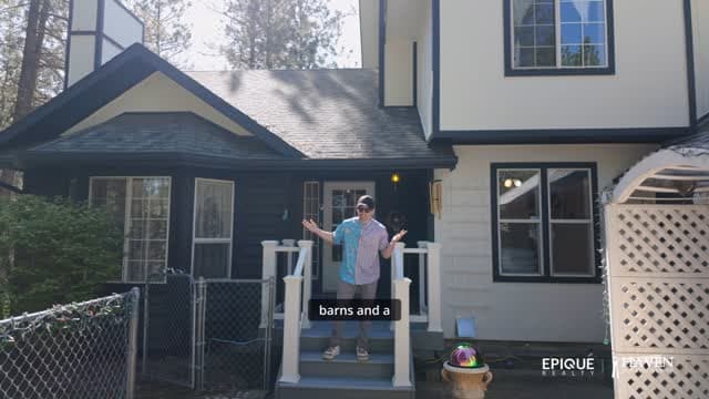 Kurt Burgan welcoming visitors at property